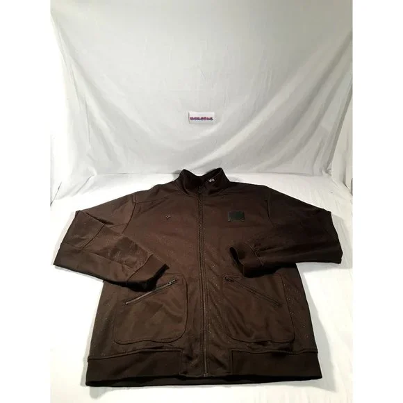 LRG Roots Clothing & Equipment Lifted Research Group Track Jacket Mens sz XXL Br - Picture 1 of 7